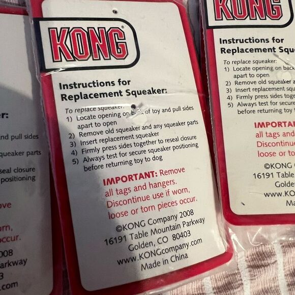 Kong squeaker replacement - Picture 3 of 4
